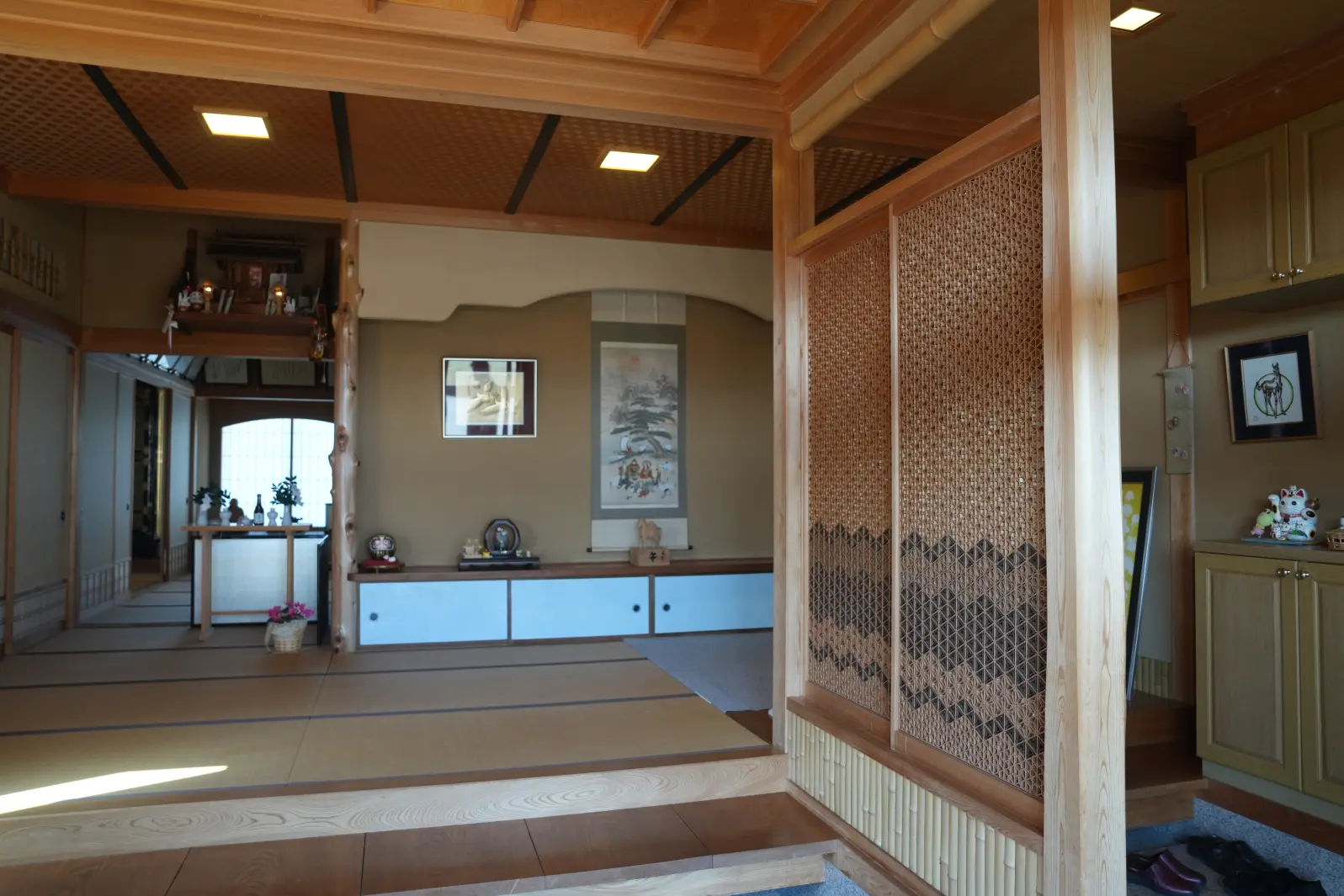 組子意匠書院・和室見学へ-0
