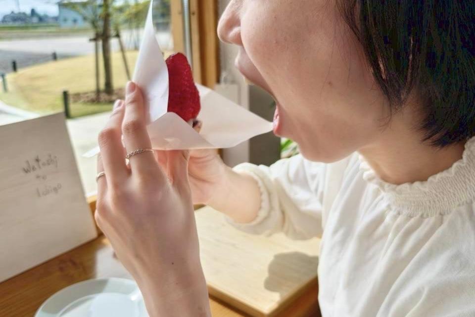 思わず目を奪われる存在感。「DXいちご大福もなか」-2