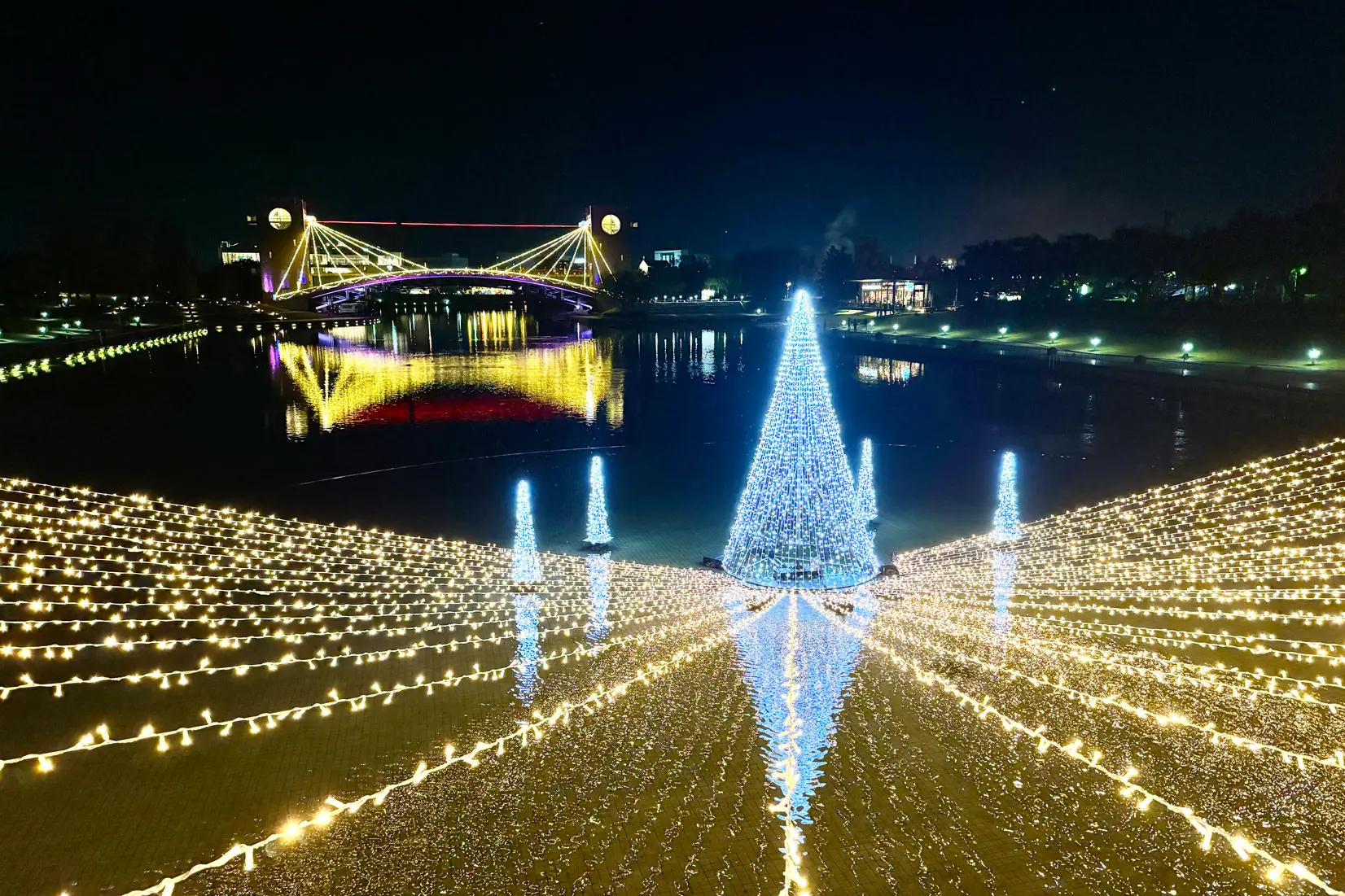 【駐車場情報有り】環水公園スイートイルミネーションに行ってきた！雰囲気最高！-1