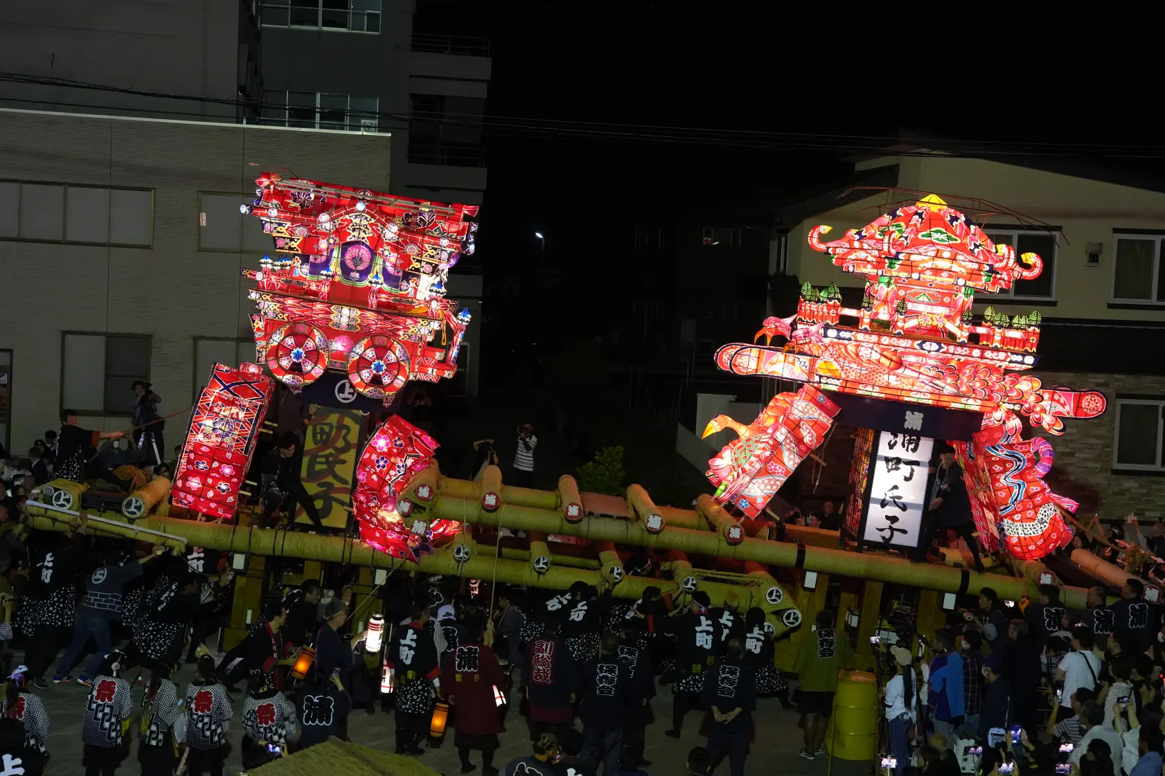 富山県小矢部市】「津沢夜高あんどん祭」を特別観覧席にて大迫力を体感