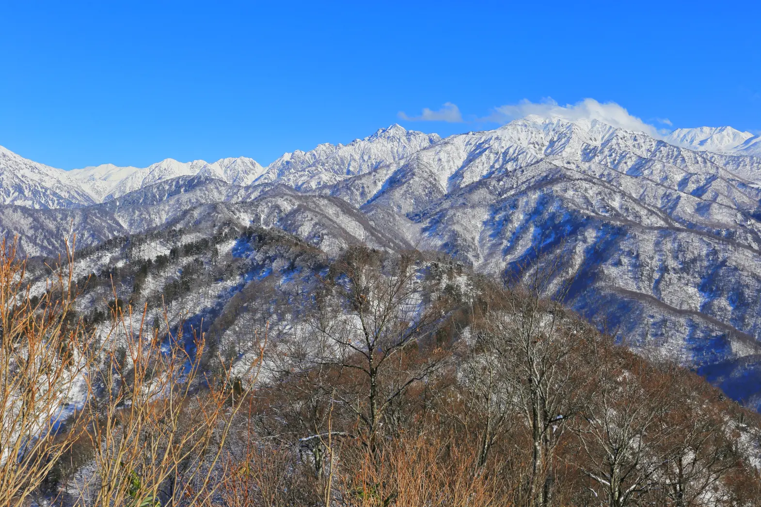 雪山を楽しもう！富山の低山ハイク-1