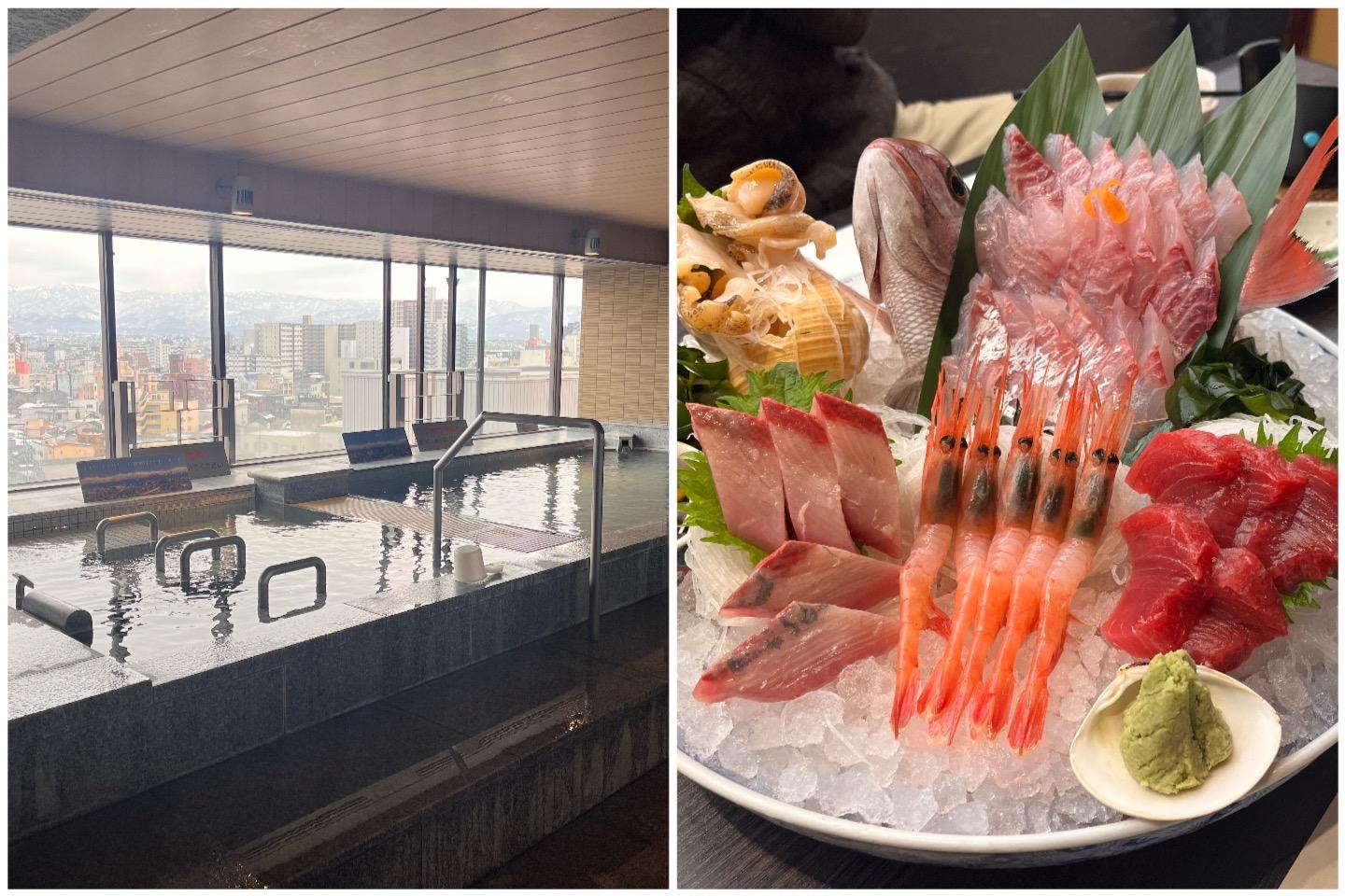 【富山マンテンホテル×鯛家】湯上がりは「生簀割烹」で富山湾の幸に酔う！“フロメシ”鉄板プラン