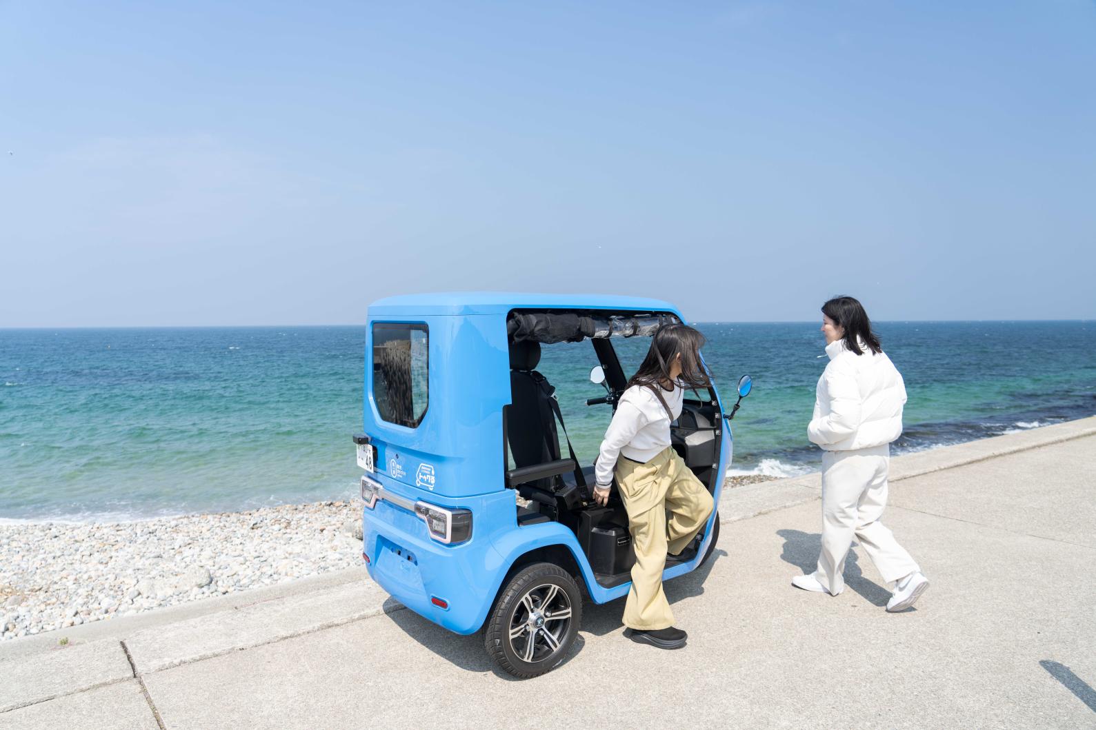 電動トゥクトゥク「トゥクる」に乗って魚津を満喫！