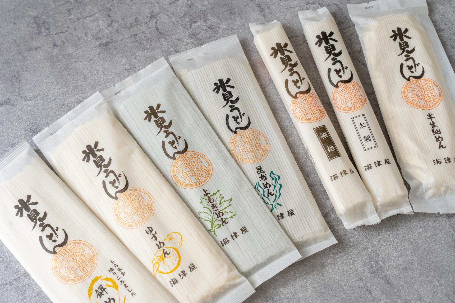 富山名物・氷見うどんを食べ比べ！海津屋で購入できる細麺・太麺・昆布めんなど7商品