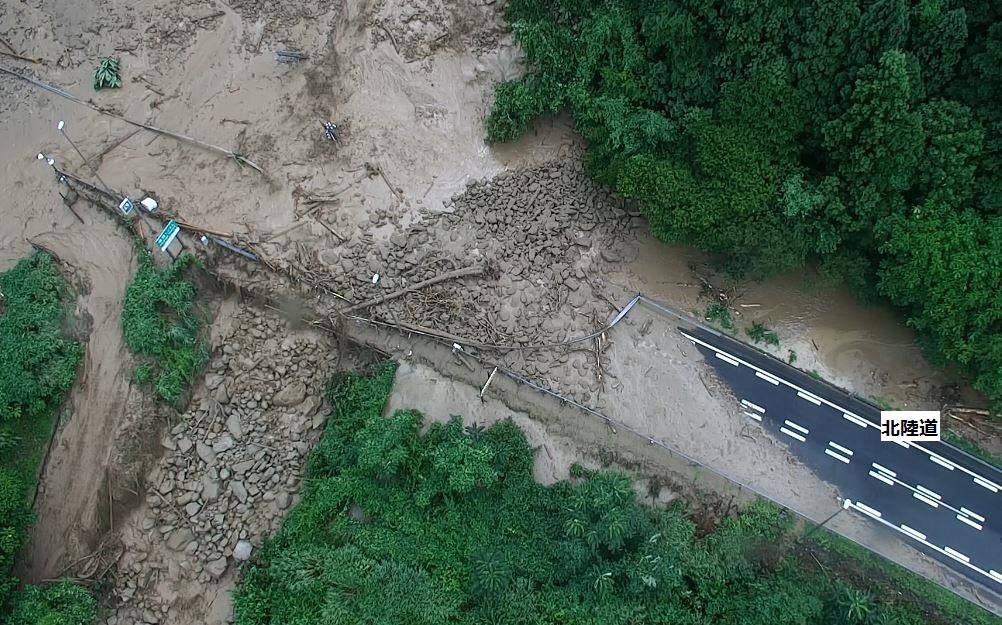 NEXCO中日本　土砂災害による北陸道（福井県内）通行止め区間について-2