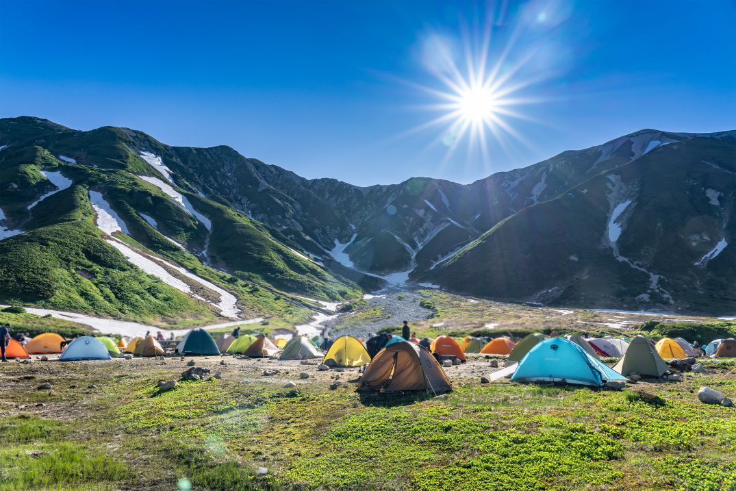 7月の雷鳥沢キャプ場-1