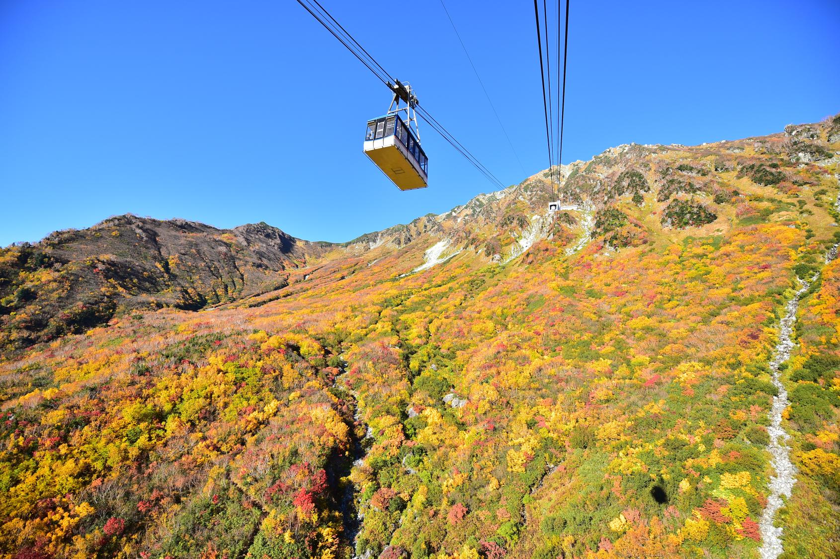 圧巻！立山ロープウェイからの景色-1