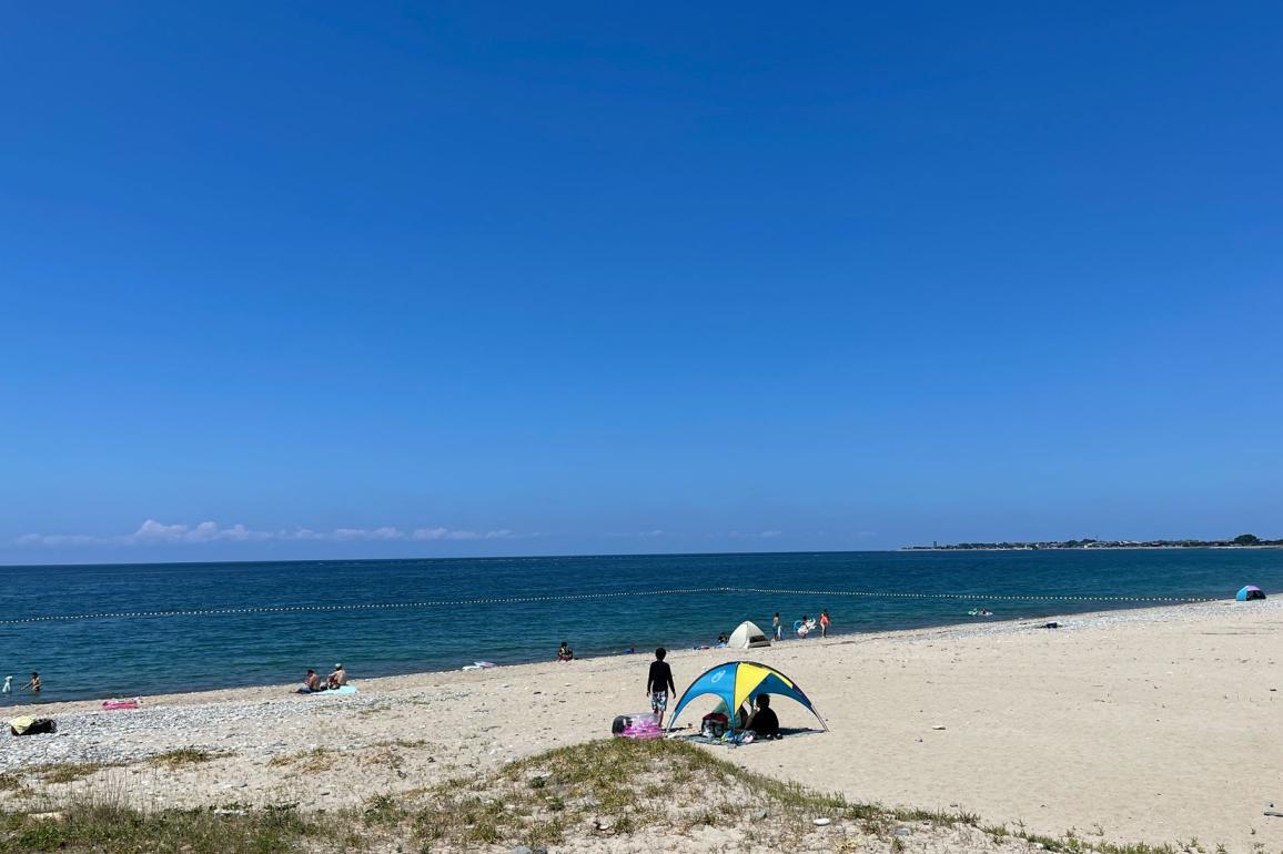 県民ライターが取材！黒部市唯一の石田浜海水浴場-1