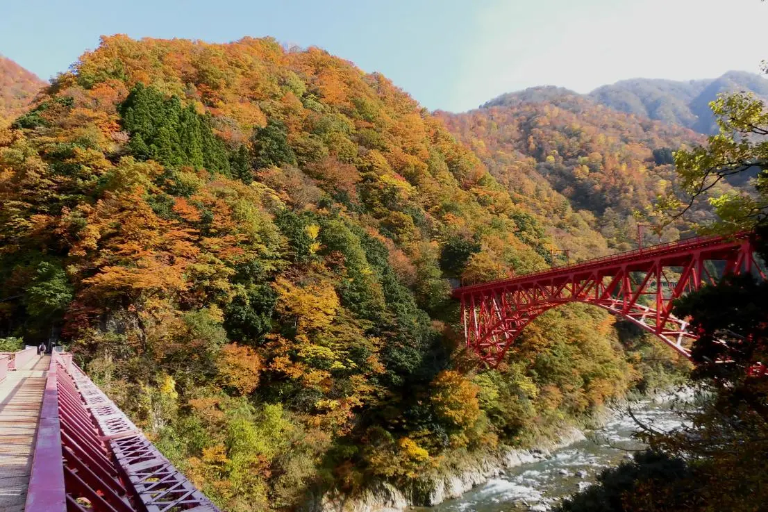 แนวเส้นทางรถไฟคุโรเบะเคียวโคคุเทตซึโด【เมืองคุโรเบะ】