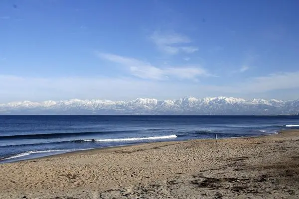 松田江浜（氷見市）