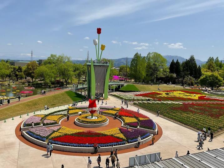 「となみチューリップフェア」と五箇山をめぐるコース