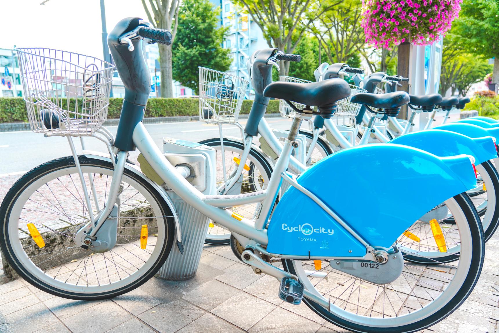 【租借自行車遊覽市區：Cyclocity TOYAMA】-1