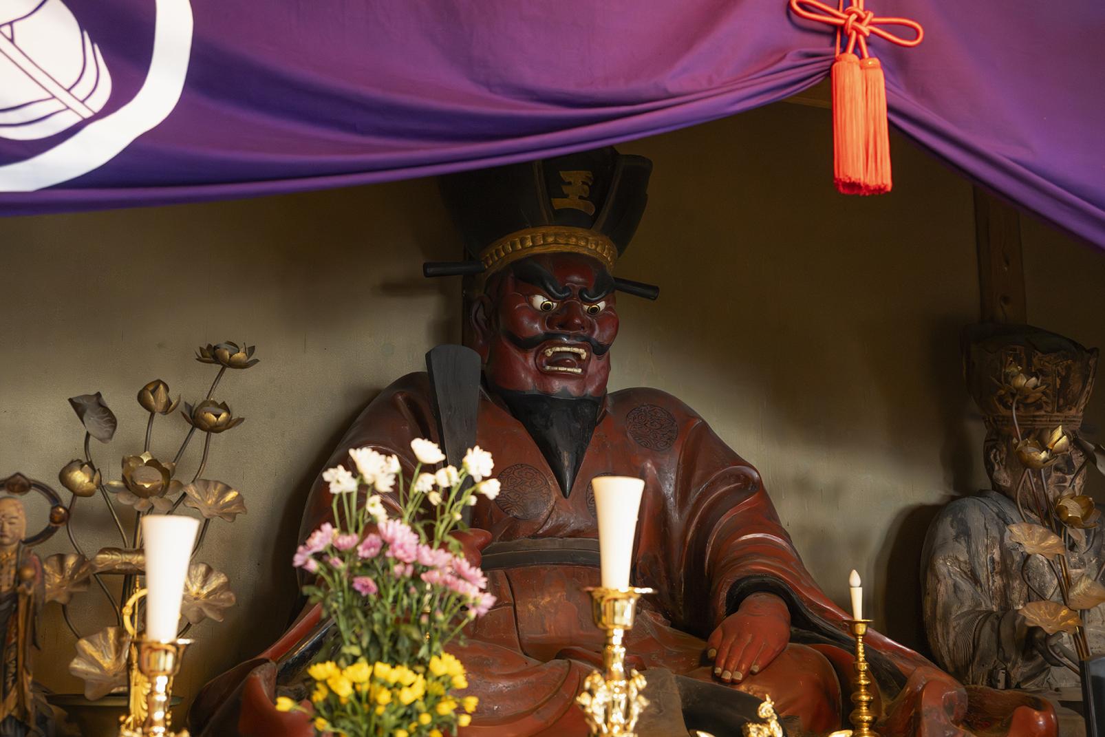 あの世の主と考えられた閻魔王が鎮座する『閻魔堂』-1