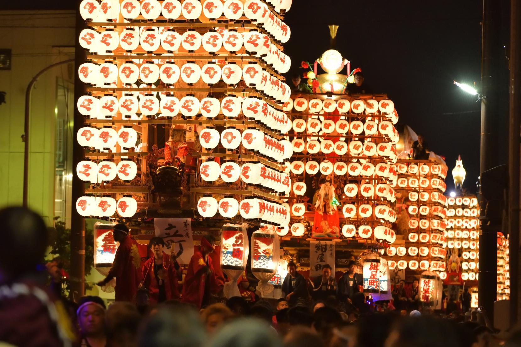 放生津八幡宮の曳山・築山行事（射水市）-1