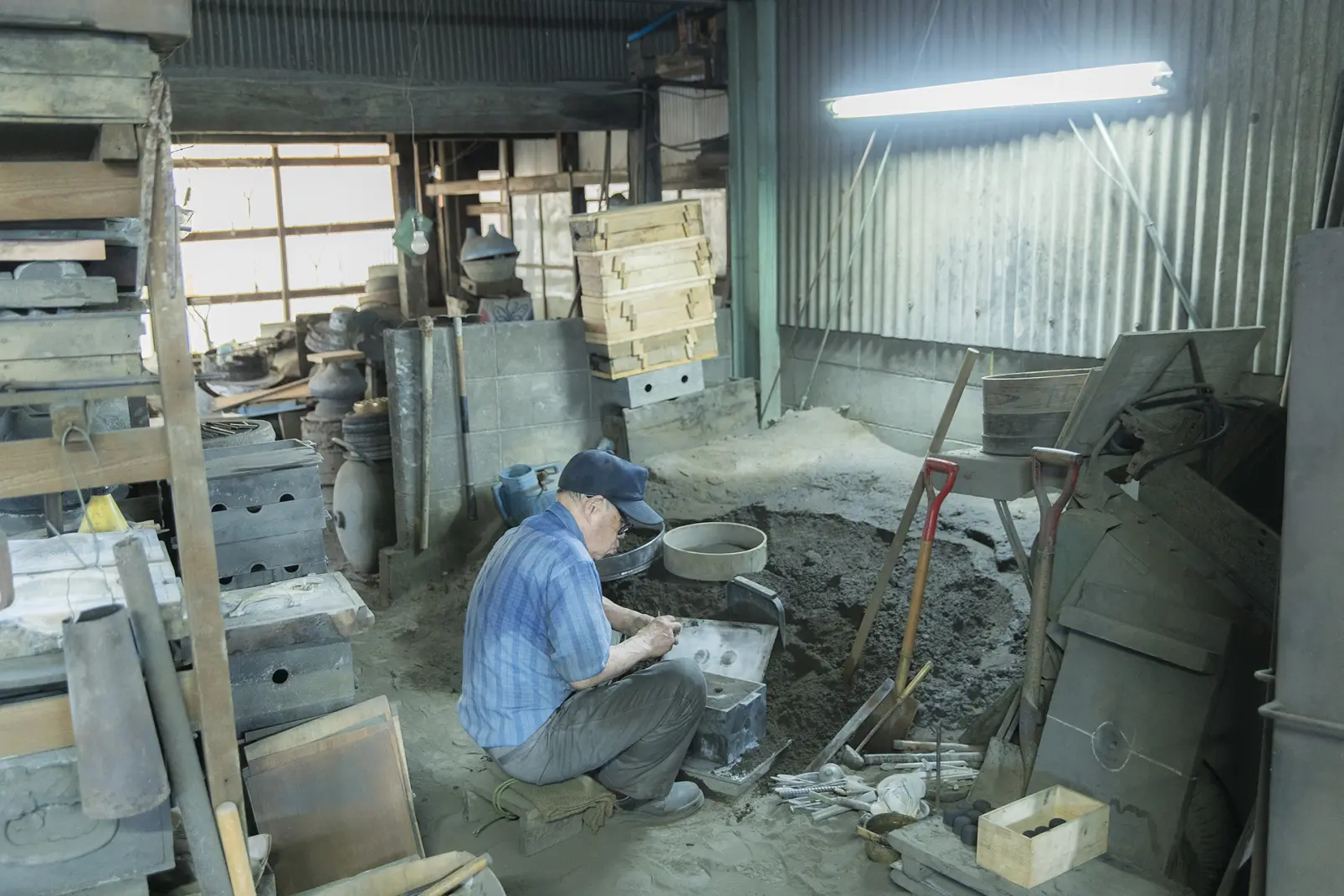 150年の歴史を持つ、鋳物工場を見学-2