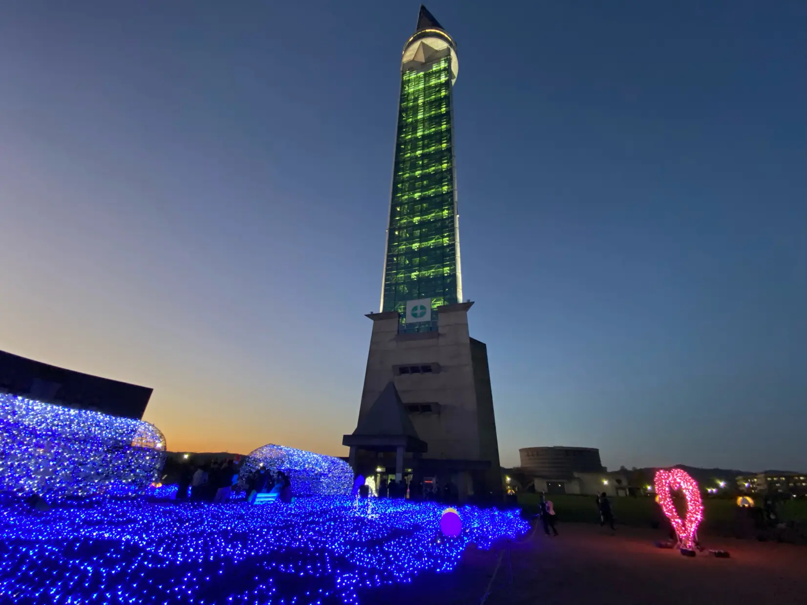 小矢部灯光秀（小矢部市）-3