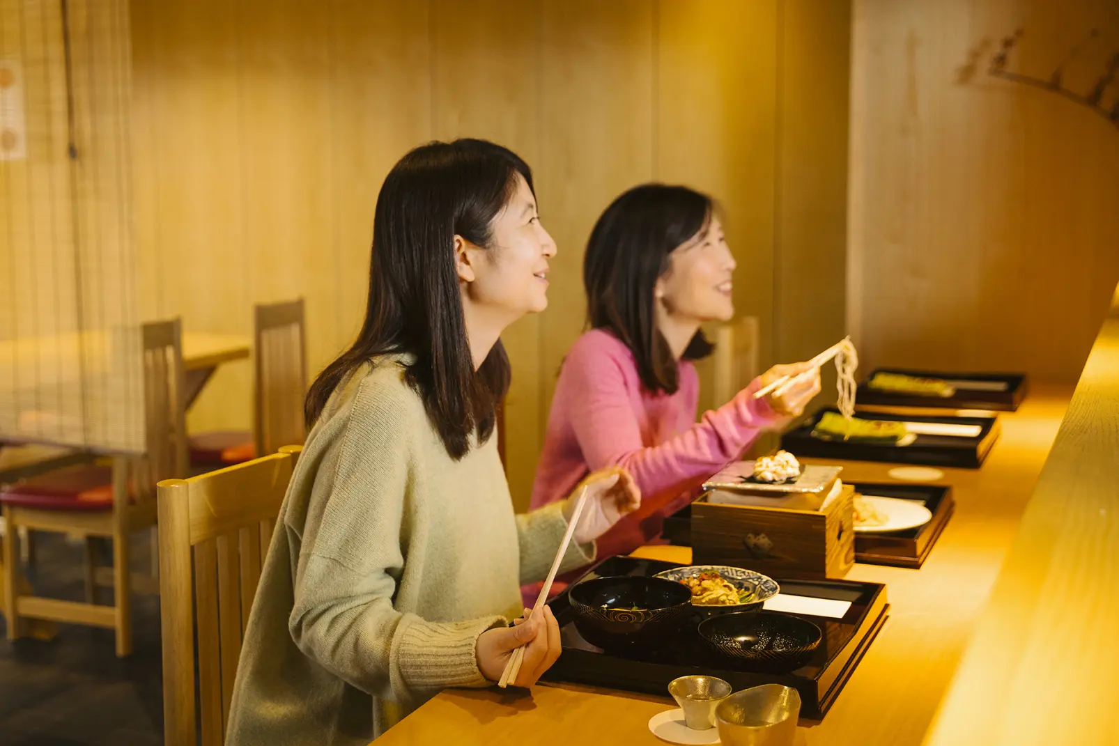 素材の魅力を生かした和食コースを味わう-4