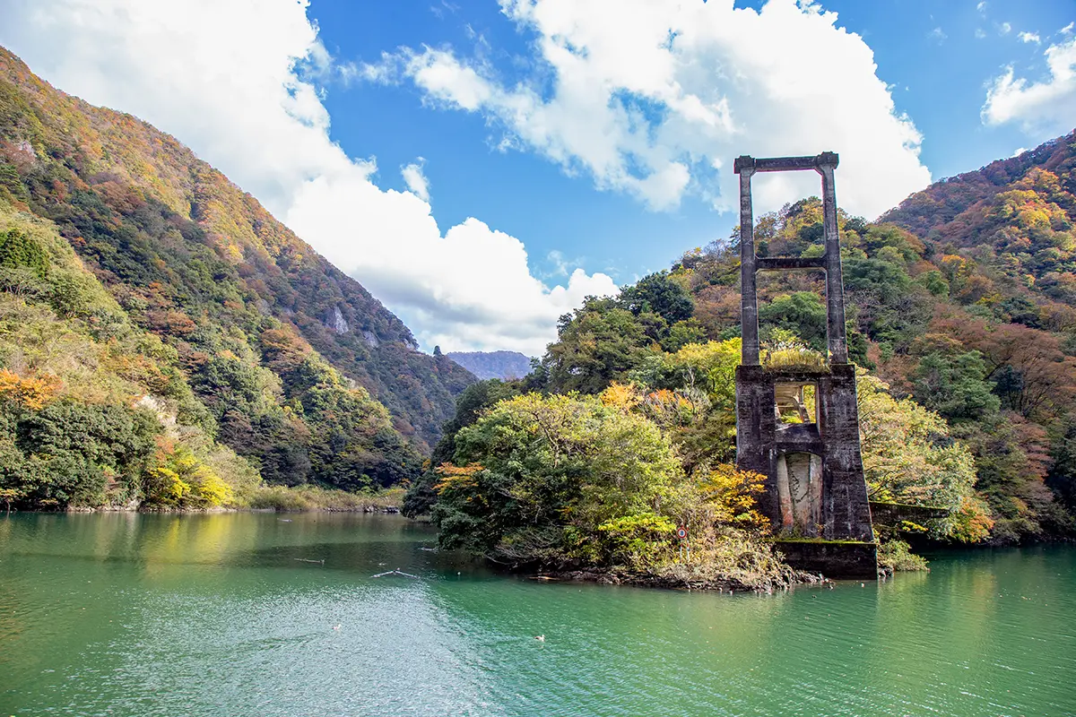 庄川峡遊覧船-1