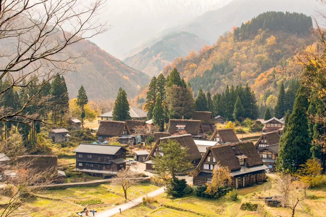 五箇山的迷人秋日風光-1