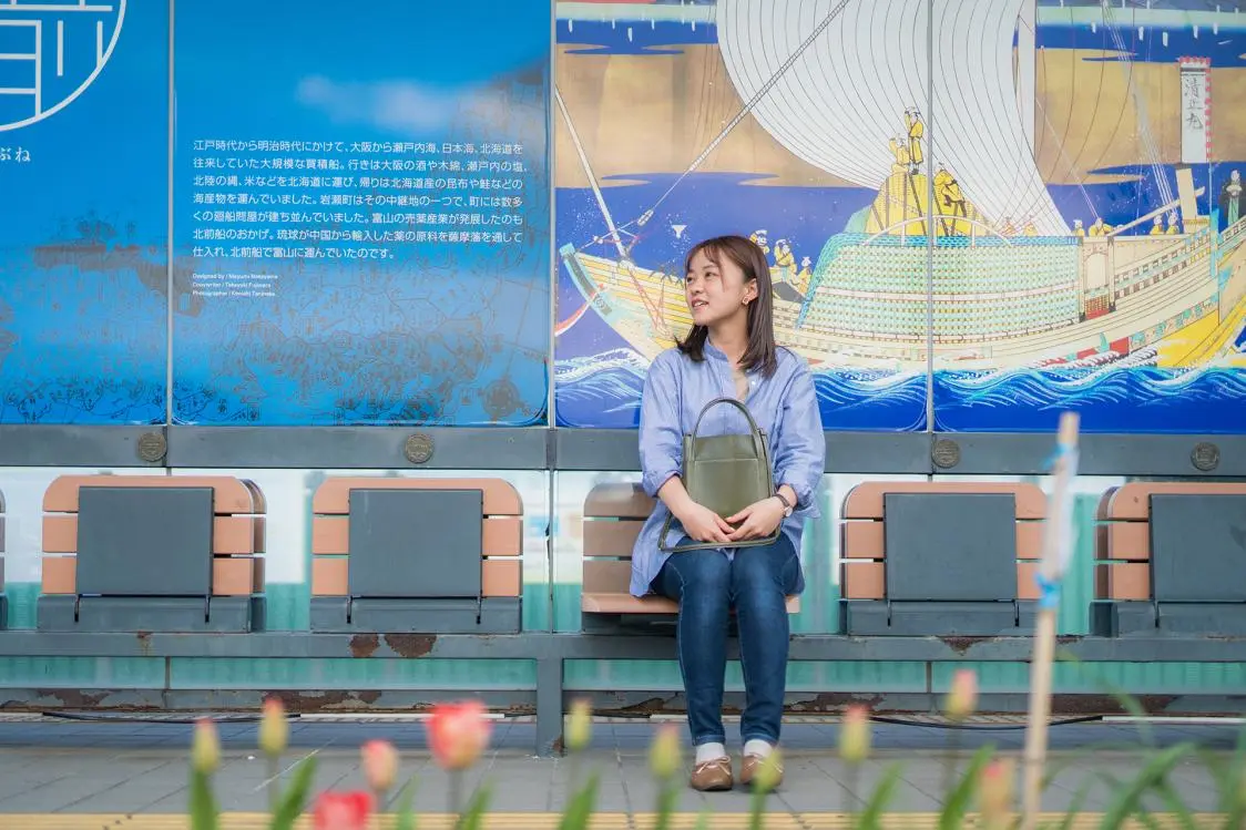 Head to Iwasehama Station on the Toyama Chiho Railway after Viewing Iwase-2
