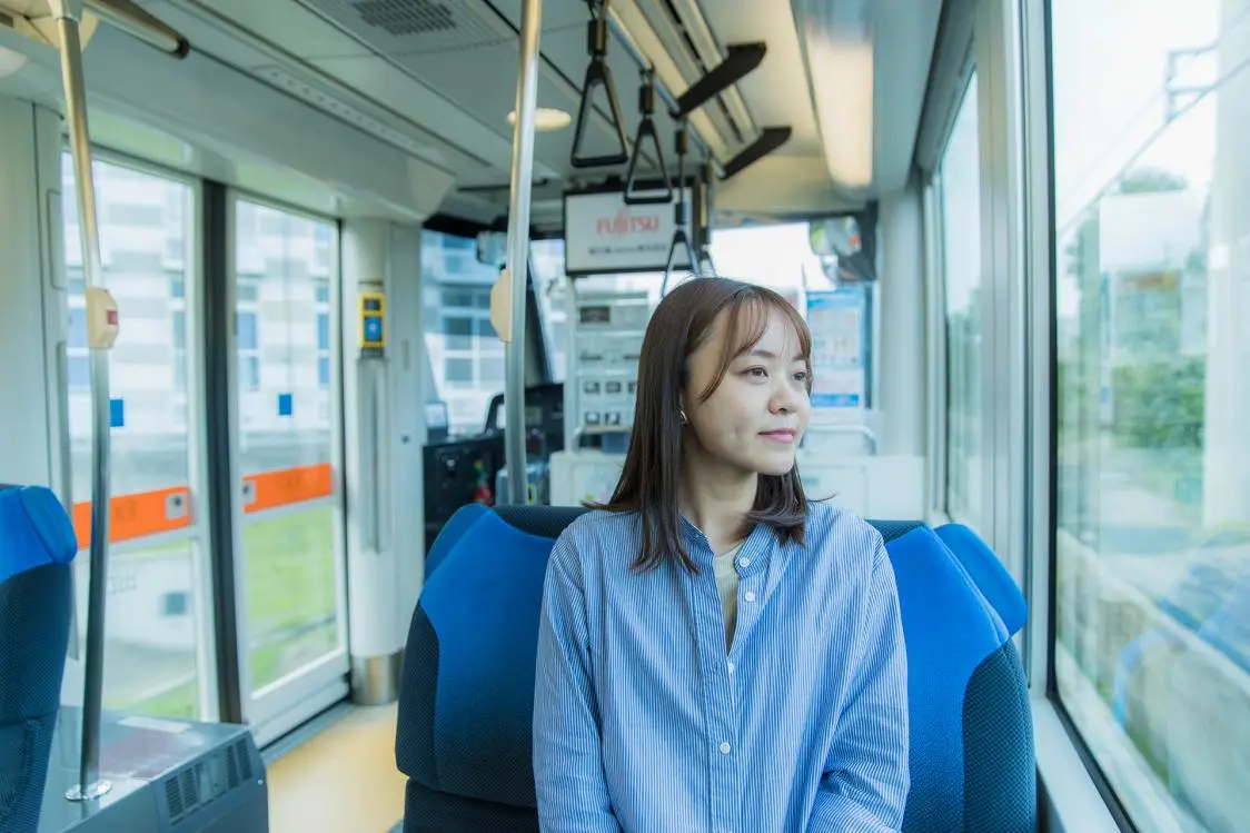 Riding a Quiet Tram to Toyama Station-0