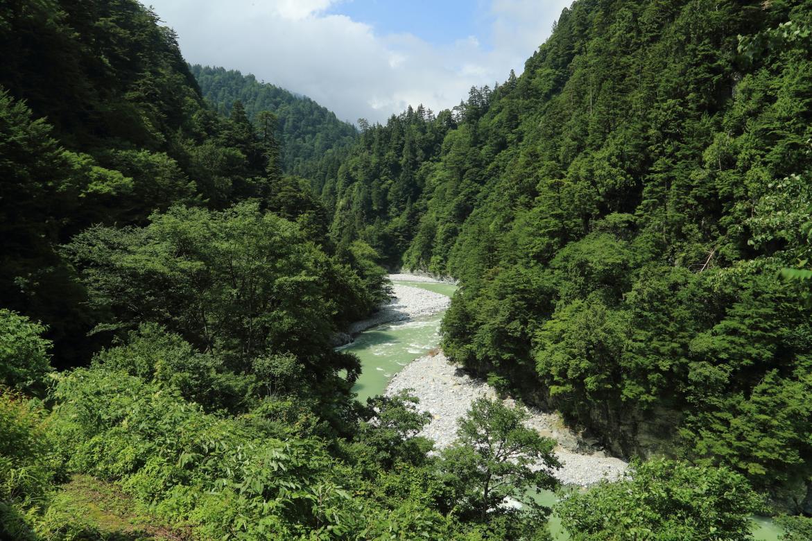 Kurobe Gorge, One of Japan's Most Famous V-Shaped Gorges-0
