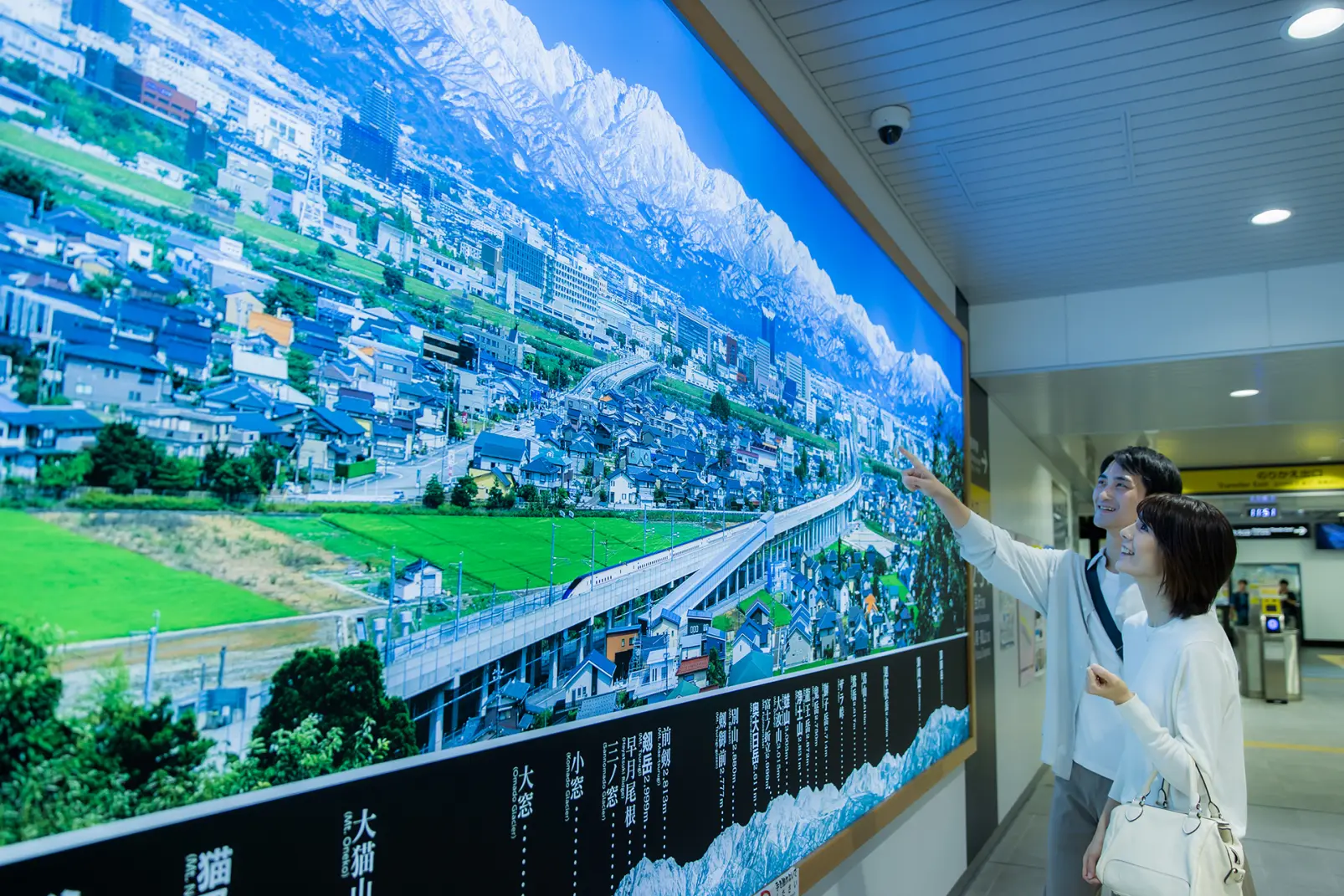 立山連峰と富山湾をデザインした観光列車-2