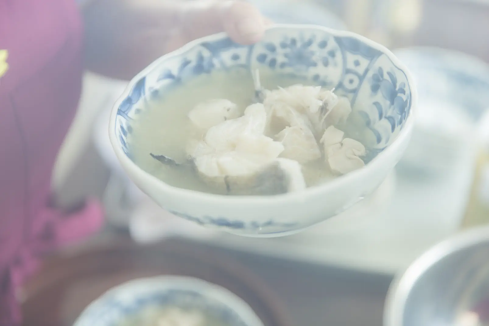 作りたてのタラ汁は、湯気までおいしそう-2