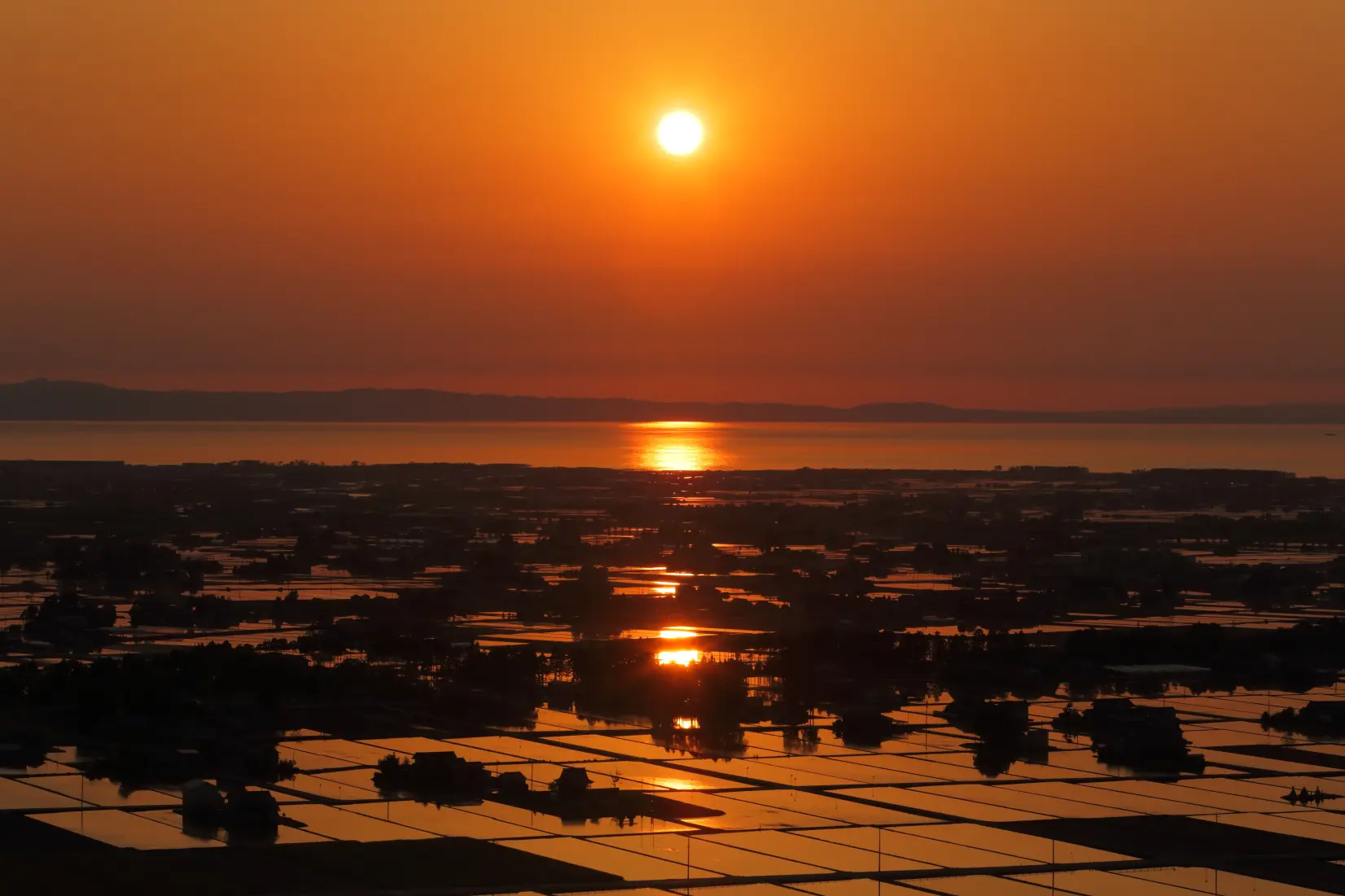 Beautiful landscape of dispersed settlements you can enjoy in Nyuzen Town-0