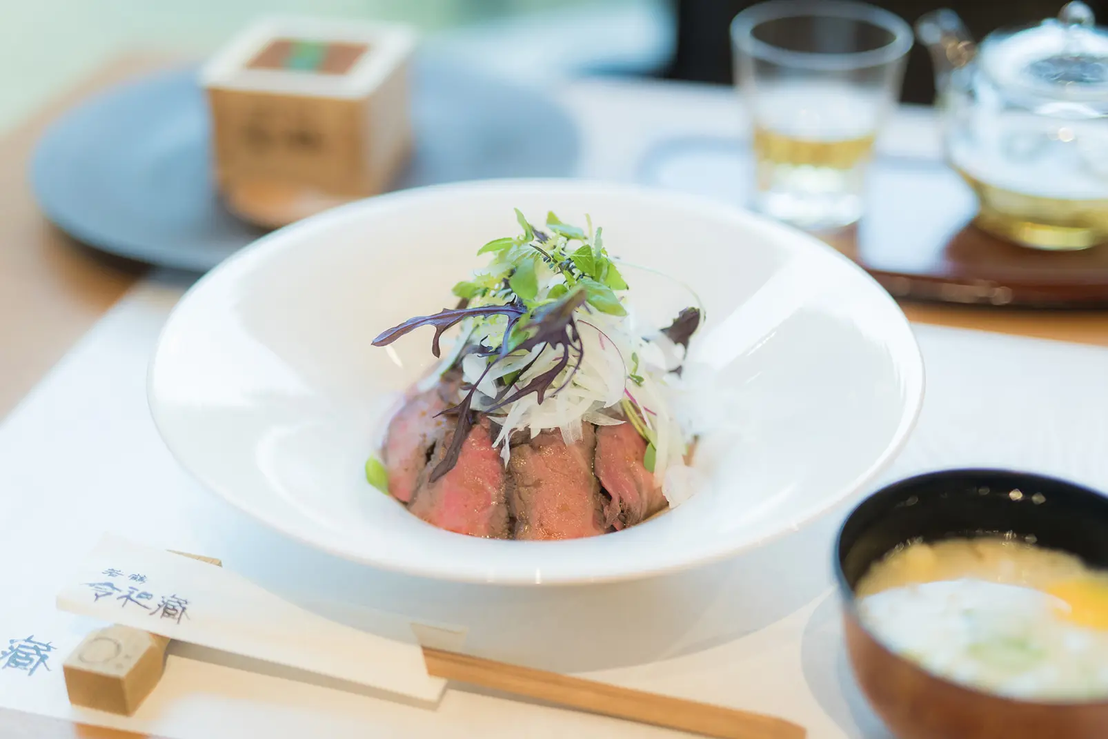 「竈flamme 炭三郎」で酒粕や糀を使ったスペシャルランチを味わう-1