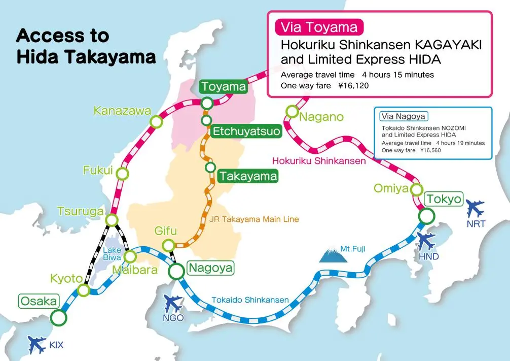 Traveling from Tokyo to Hida Takayama via Toyama-0