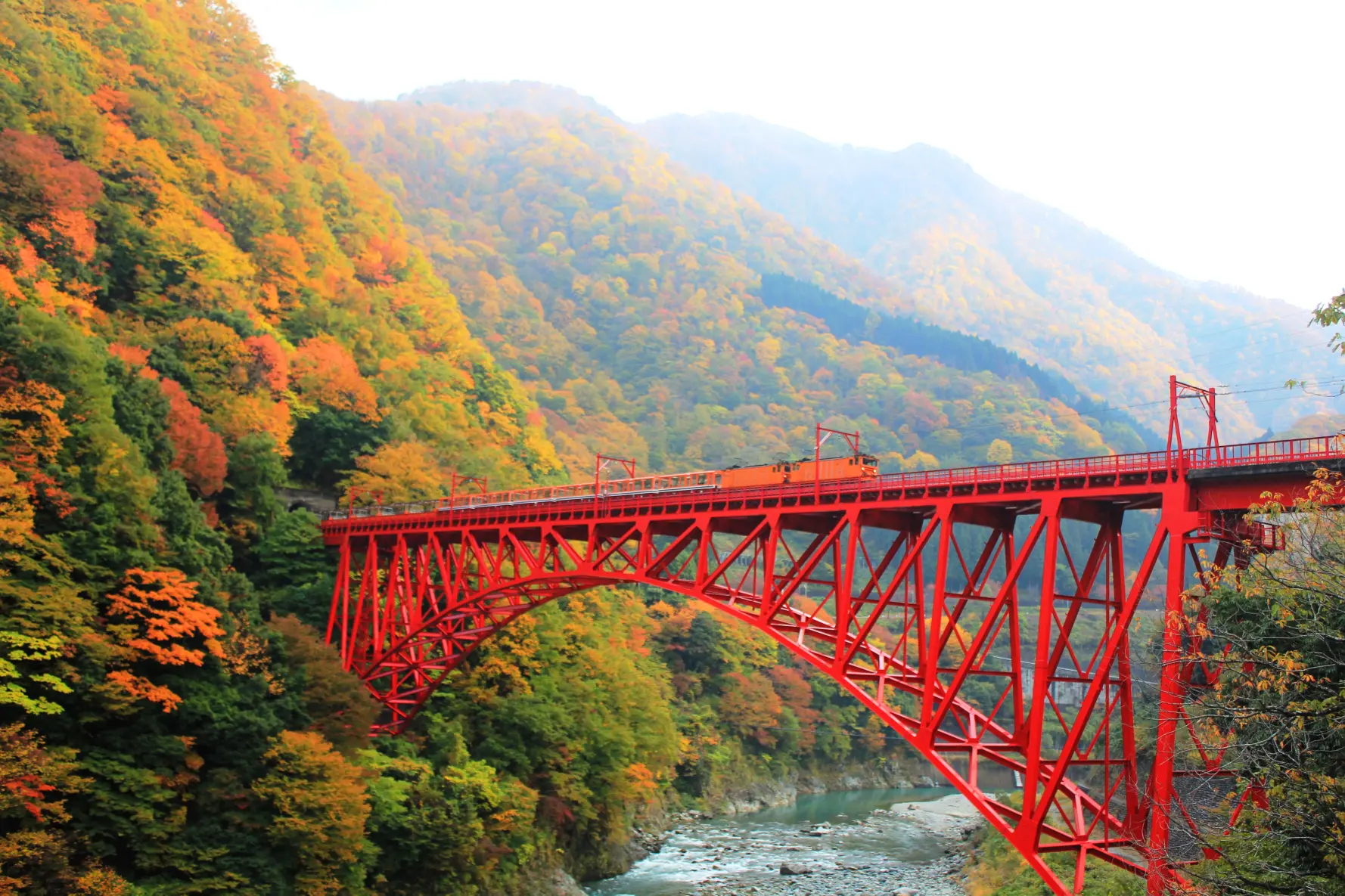 絶景の黒部峡谷鉄道・宇奈月温泉満喫コース