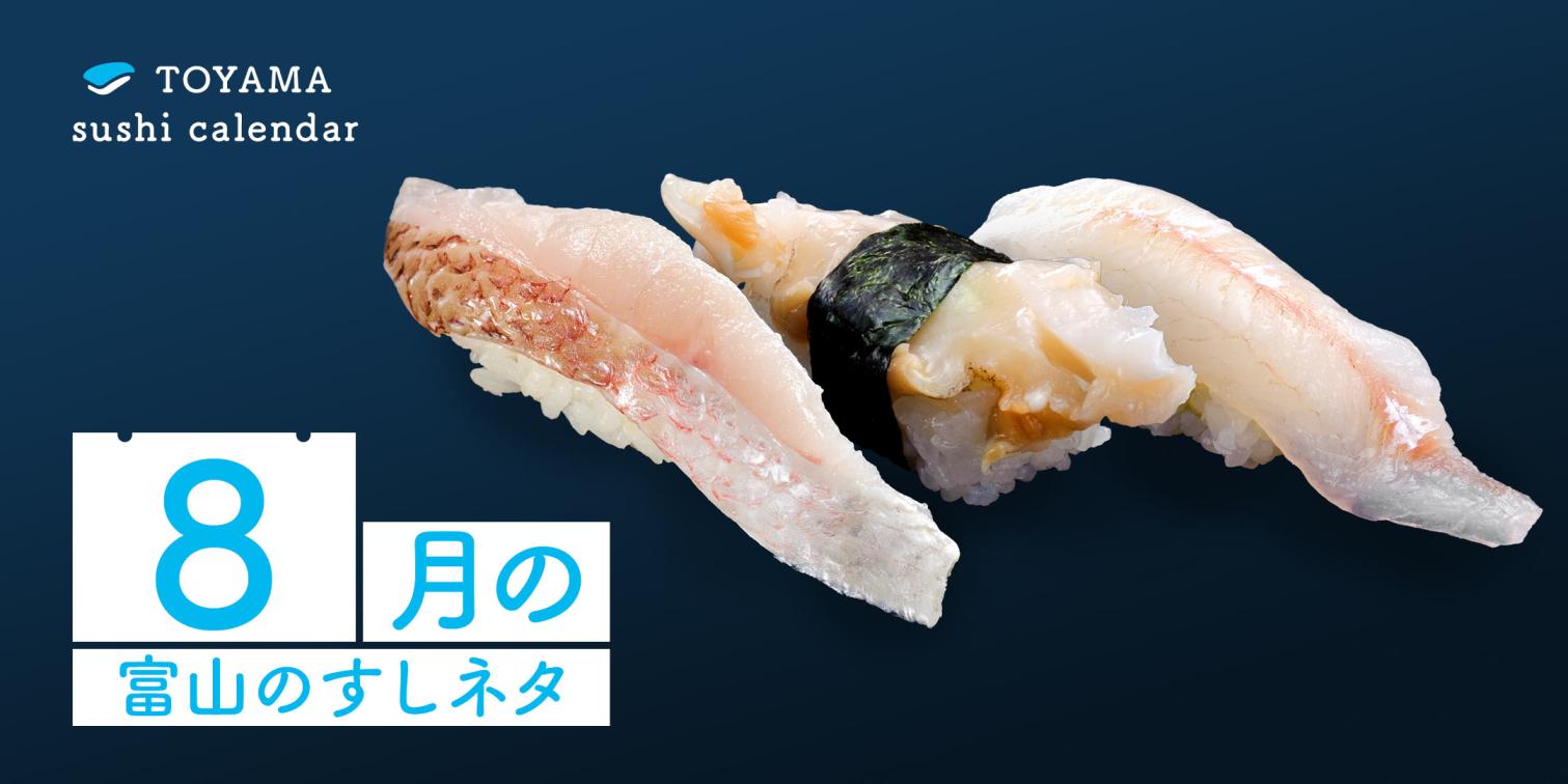 【８月｜富山のすしネタ】今が旬！　真夏の富山湾を味わおう。ノドグロ、オオエッチュウバイ、シロギス。-1