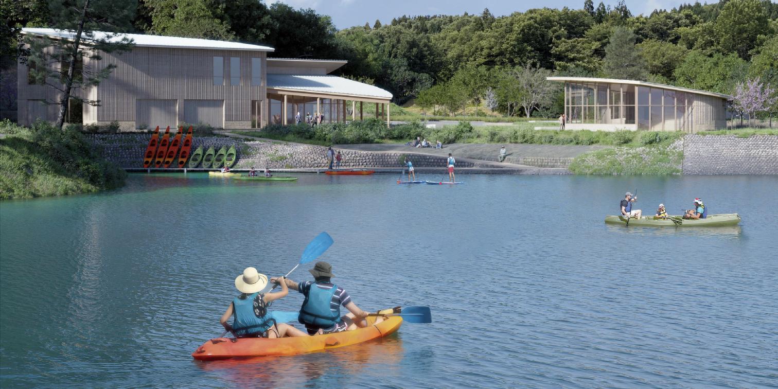 世界的な建築家の共演。自然あふれる富山県南砺市に開業予定、プレイアースパーク ネイチャーリング フォレスト-1
