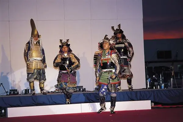 戦国時代を再現する時代絵巻