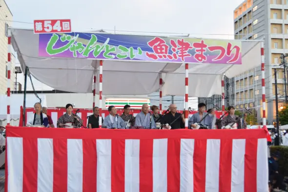 せり込み蝶六踊り街流し（じゃんとこい 魚津まつり）-6