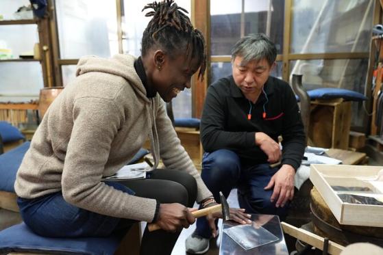 Tin Plate Making Experience in Toyama-5