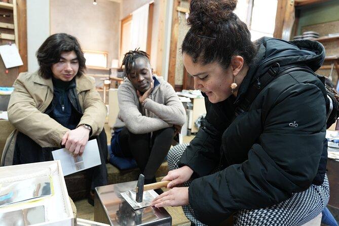 Tin Plate Making Experience in Toyama-6