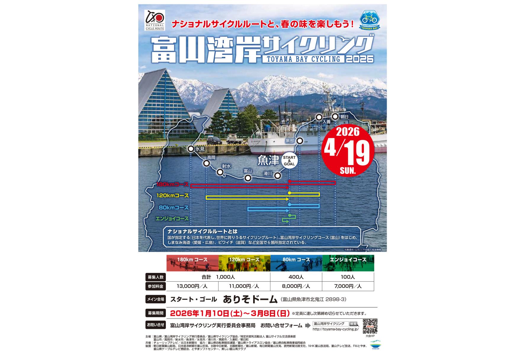 富山湾岸サイクリング2026