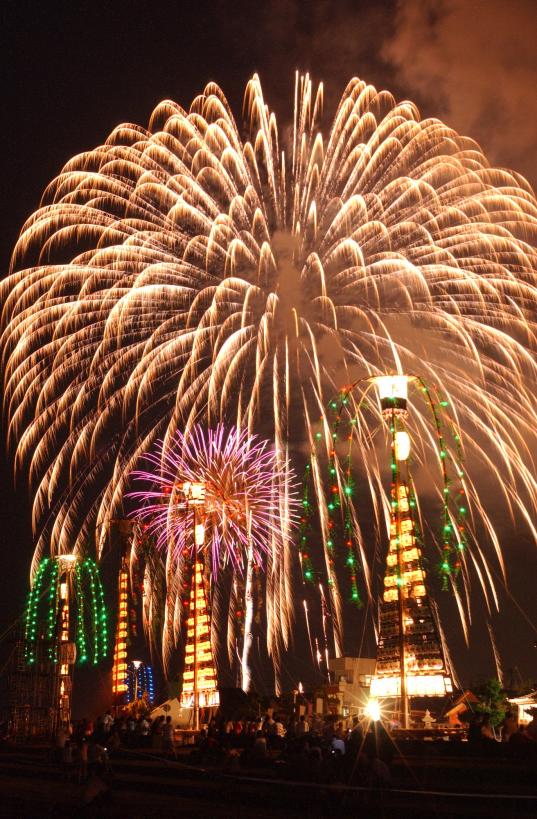 海上花火大会（じゃんとこい 魚津まつり）-0