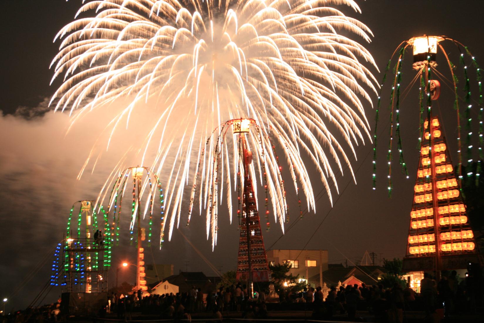 海上花火大会（じゃんとこい 魚津まつり）-2