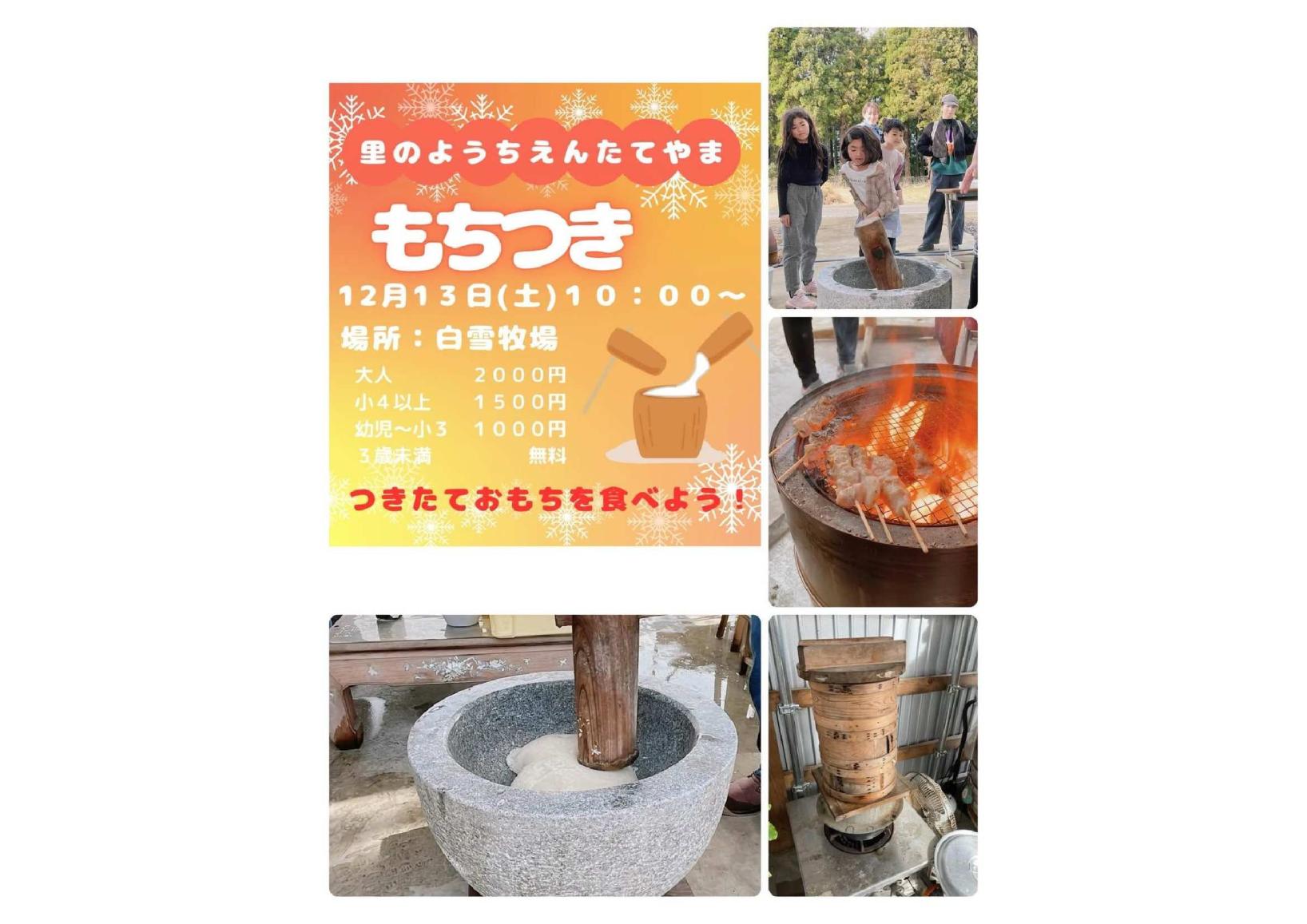 もちつき in里のようちえんたてやま-1