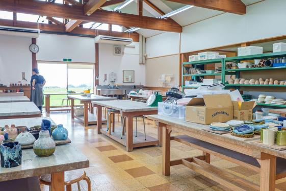 手ひねり体験、絵付け体験（陶農館）-5