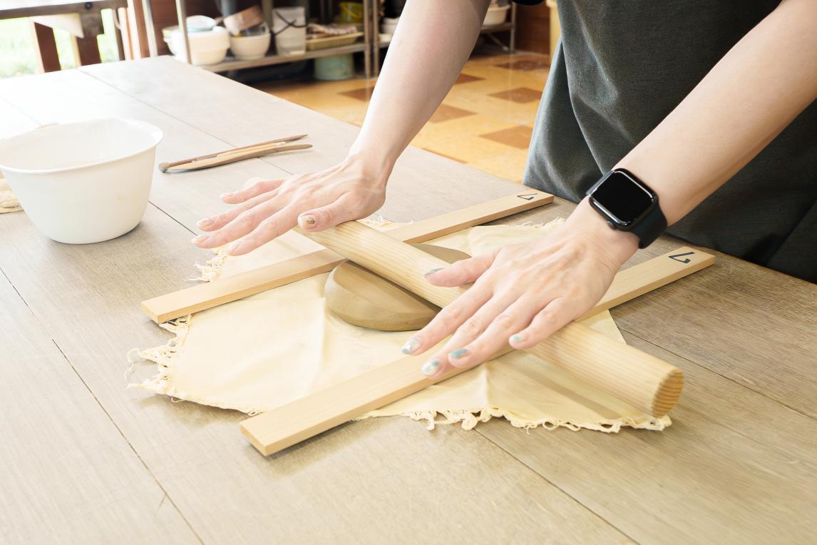 手ひねり体験、絵付け体験（陶農館）-1