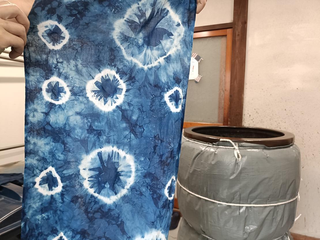 藍染め体験（藍染め屋 aiya）-4