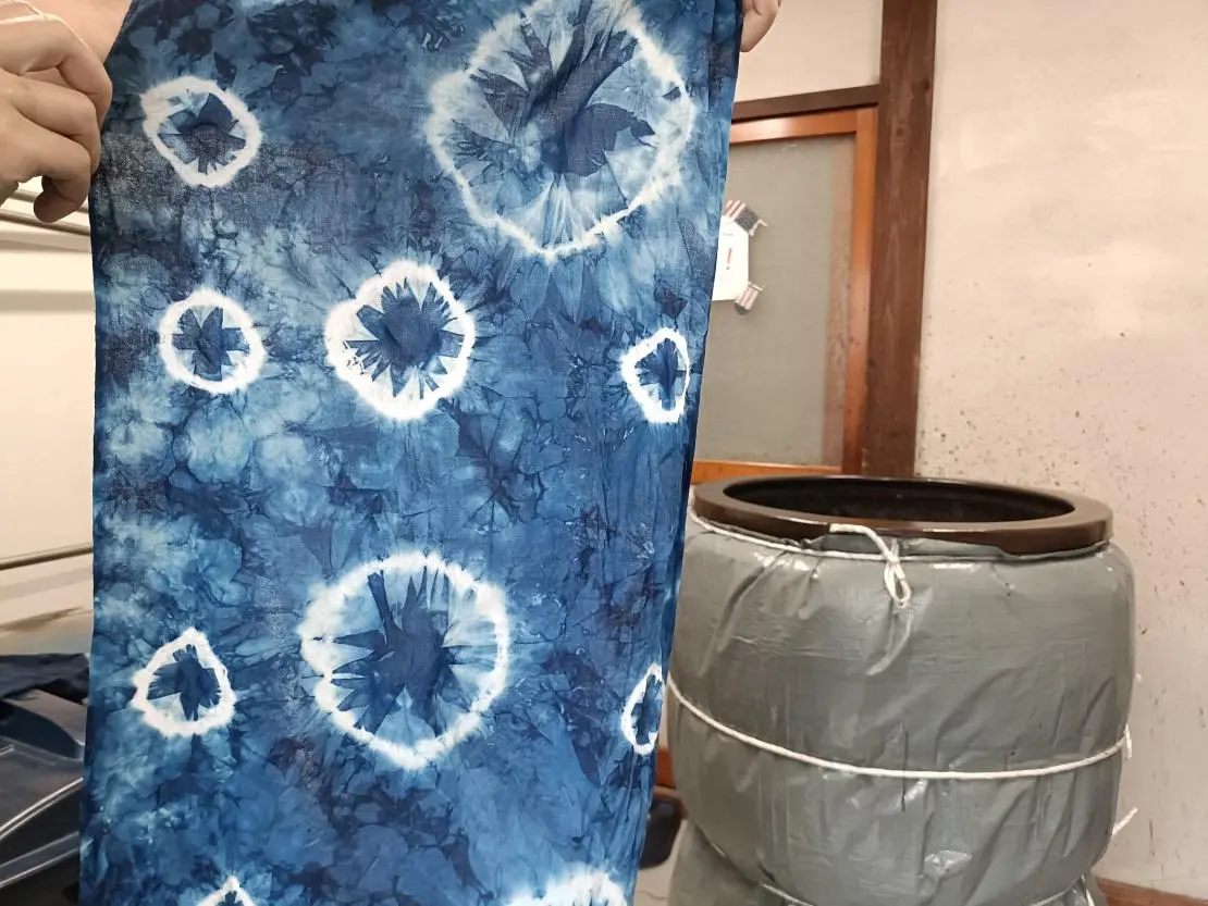 藍染め体験（藍染め屋 aiya）-4