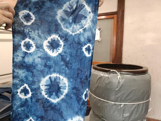 藍染め体験（藍染め屋 aiya）-4