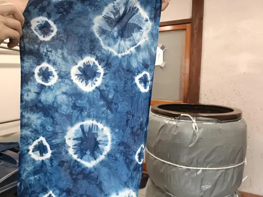 藍染め体験（藍染め屋 aiya）-4