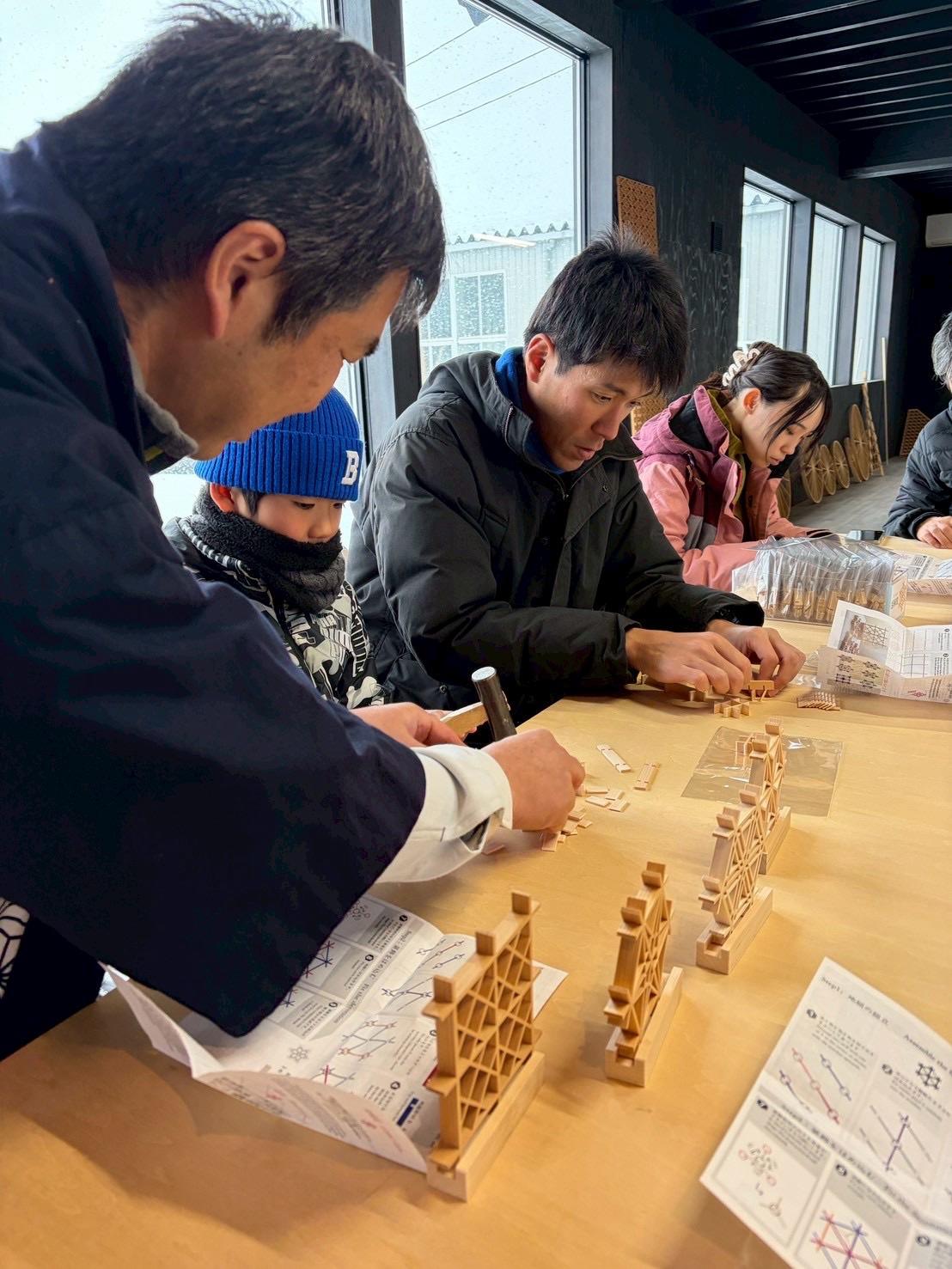 組子細工体験（河島建具）-1