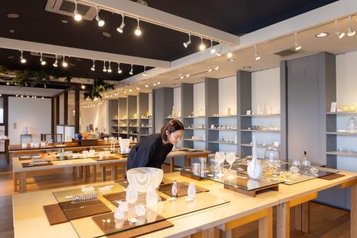 吹きガラス体験（富山ガラス工房）-8